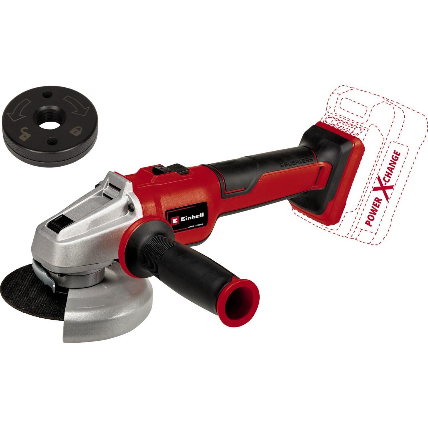 Einhell AXXIO 18/115 Q Akülü Avuç Taşlama Solo (Akü ve Şarj Dahil Değildir)