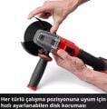 Einhell AXXIO 18/115 Q Solo Akülü Avuç Taşlama