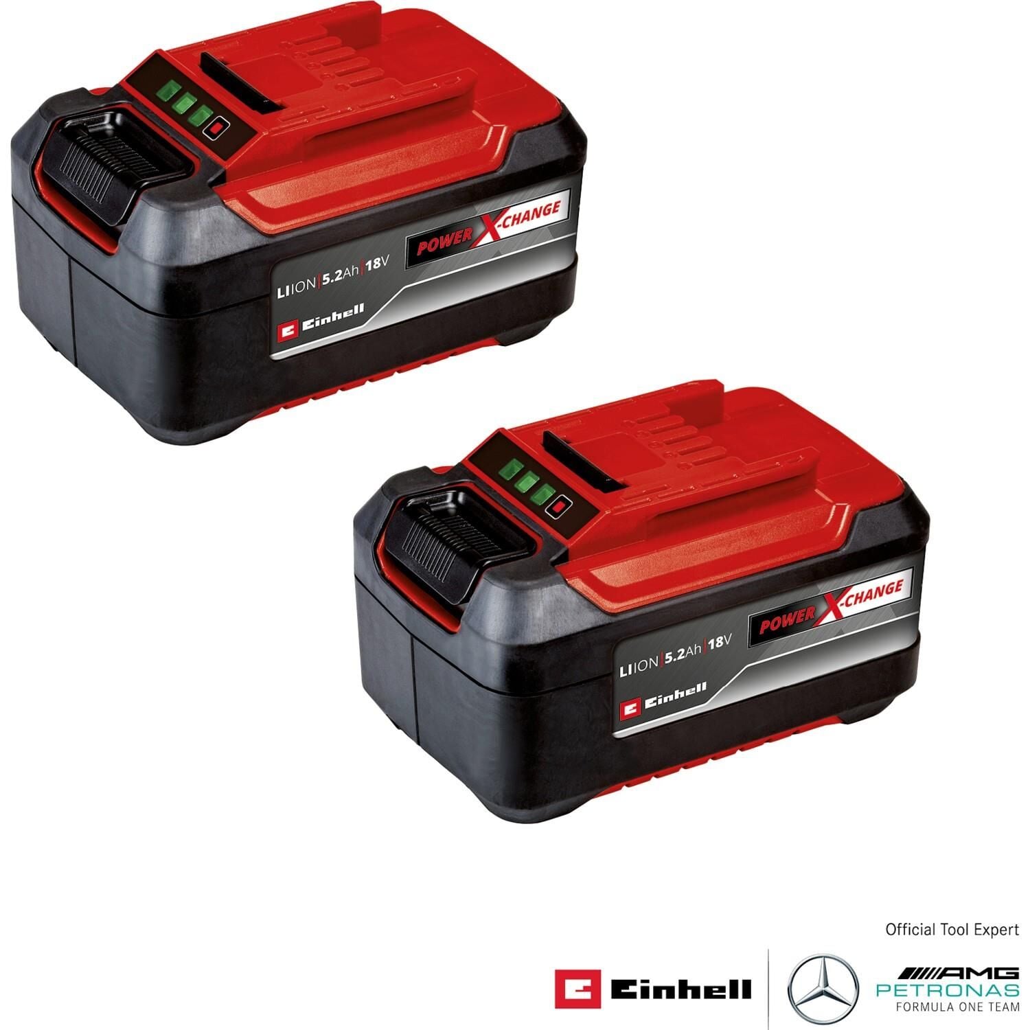 Einhell 2x 18V 5,2Ah PXC-Twinpack Akü