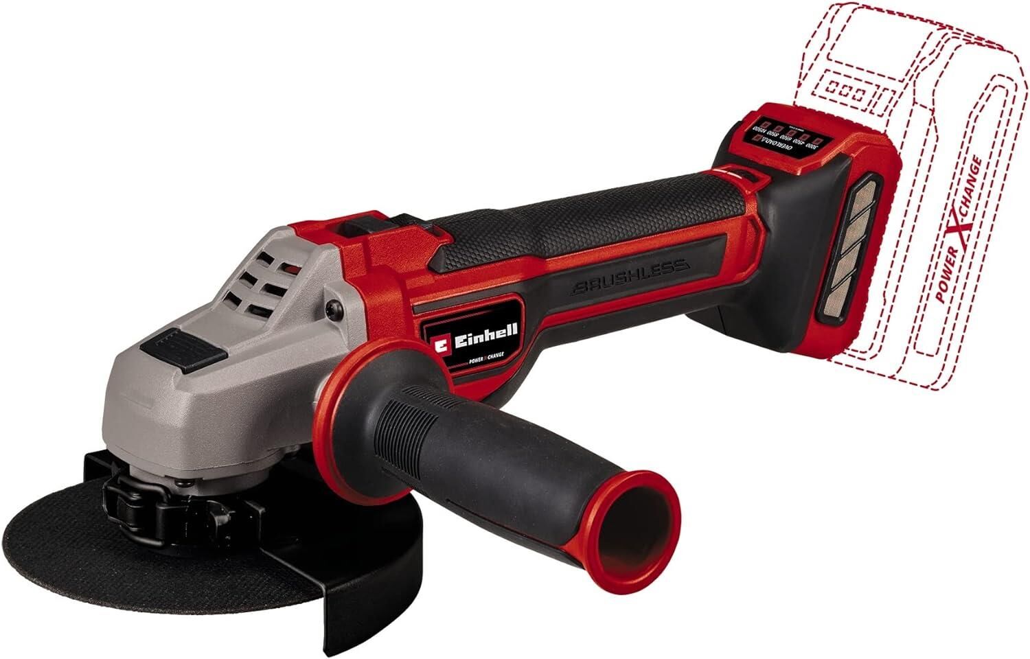 Einhell TP-AG 18/125 CE Q Li - Profesyonel Akülü Avuç Taşlama Solo