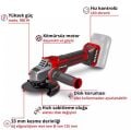 Einhell TP-AG 18/125 CE Q Li - Solo Akülü Avuç Taşlama