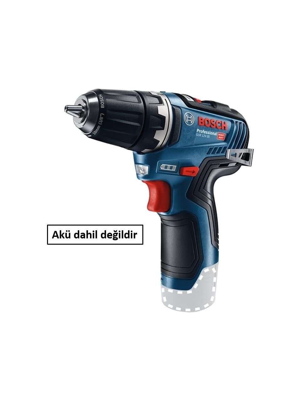 Bosch GSR 12V-35 Akülü Delme Vidalama (Solo)