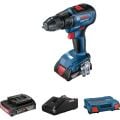 Bosch Professional GSR 18V-50 Akülü Delme Vidalama 2x2.0 Ah Akü