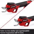 Einhell GP-LS 18/28 Li BL - Solo, Akülü Budama Makası