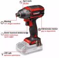 Einhell Professional TP-CI 18/220 Li BL - Solo, Akülü Darbeli Vidalama