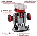 Einhell TP-RO 18 Li BL - Solo PROFESSIONAL Akülü Freze