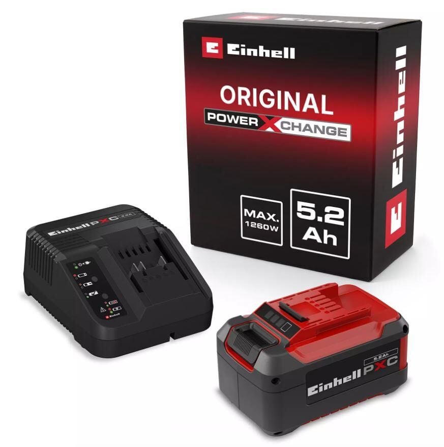 Einhell PXC Starter Kit 18 V 5.2 Ah Akü Şarj Cihazı 4512147