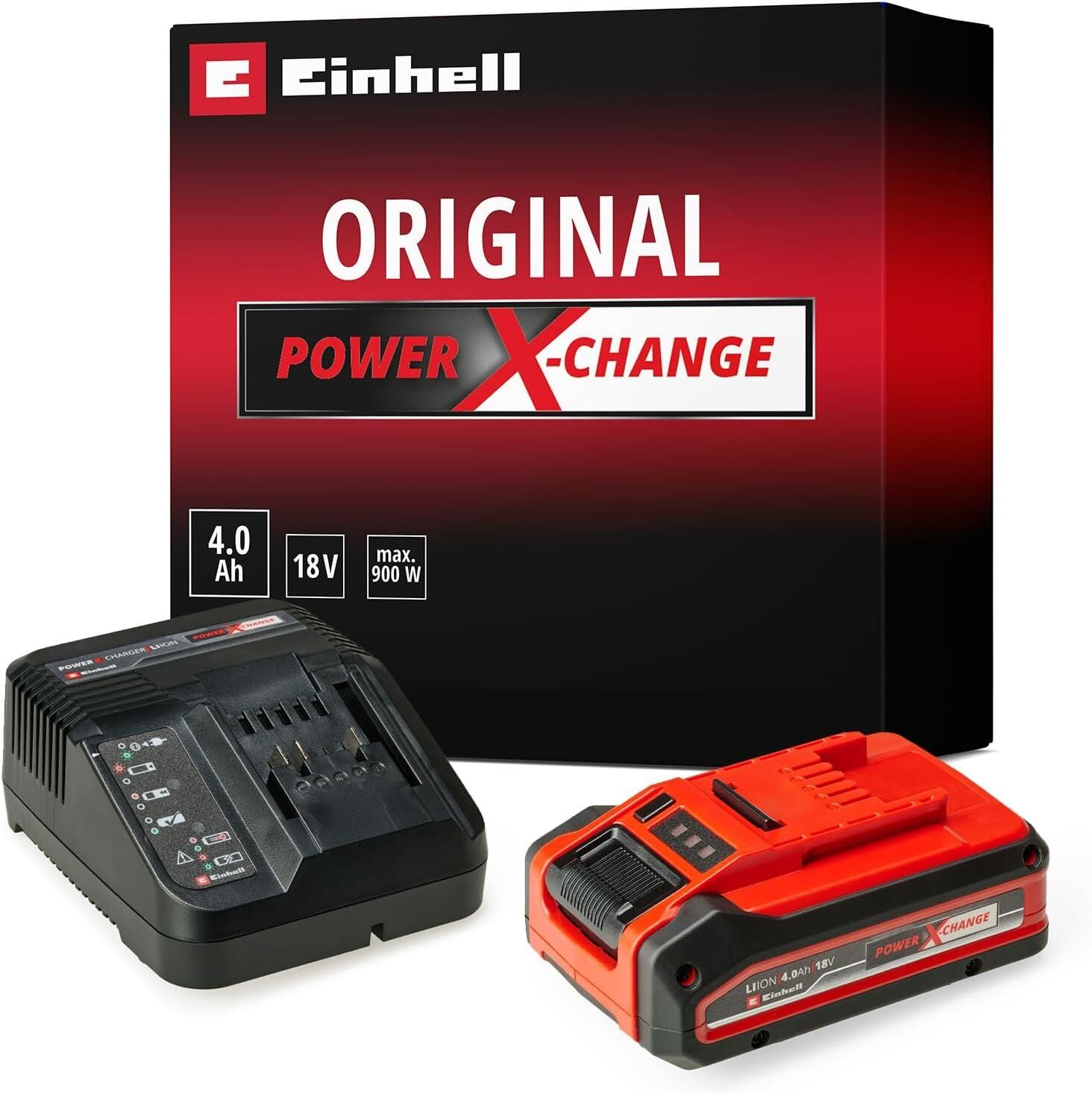 Einhell 18V 4,0 Ah PXC Starter Kit Plus, Akü & Şarj Cihazı