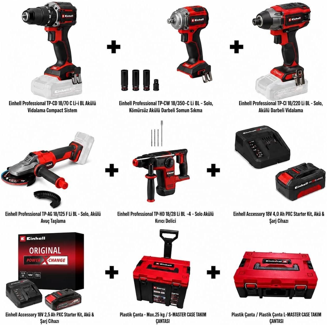 Einhell Professional Makine Seti Professional Makine Setİ